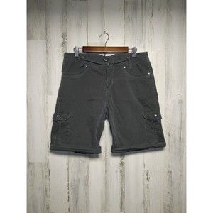 Kuhl Shorts Women’s Size 12 Outdoors Gray Casual Cargo Pockets Hiking